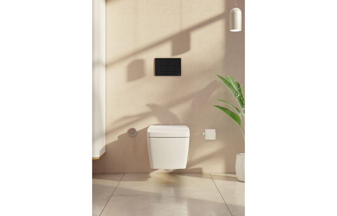 VitrA Loop Square Flush Plate - Gloss Black VTAC0262
