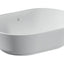 VitrA Geo 545x400mm 0TH Basin w/Overflow - White VTPB0010