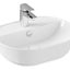 VitrA Geo 545x430mm 1TH Basin w/Overflow - White VTPB0014