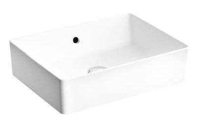 VitrA Nuo 500x380mm 0TH Basin w/Overflow - White VTPB0046