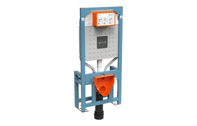 VitrA V-Fix Prime WH WC Frame & 12cm 3/6L Cistern (Floor Fix, Electric & Water Connection) VTWP0016