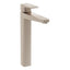 VitrA Root Square Tall Basin Mixer - Brushed Nickel VTTS1294
