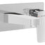 VitrA Root Square Wall Mounted Basin Mixer - Chrome VTTS1508