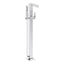 VitrA Root Square Floor Standing Bath/Shower Mixer - Chrome VTTB1062