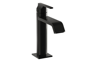 VitrA Suit Basin Mixer (Top Handle) - Gloss Black VTTS1150