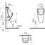 VitrA Urinal - Back Water Inlet - White VTPU0020