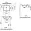 VitrA S20 450x370mm 0TH Undercounter Basin - White VTPB0008