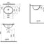 VitrA S20 470x380mm 0TH Undercounter Basin - White VTPB0006