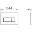 VitrA Loop Square Flush Plate - Brushed Gold VTAC0270