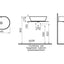 VitrA Geo 545x400mm 0TH Basin (No Overflow) - White VTPB0052