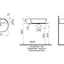 VitrA Geo 545x430mm 1TH Basin w/Overflow - White VTPB0014