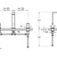 VitrA Suit 3-Hole Basin Mixer - Soft Gold  VTTS3022