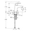 VitrA Flow Round Basin Mixer - Chrome VTTS1176