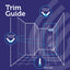 Fibo Urban Metro Dusty Blue Shower Panel