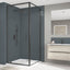 Wetwall Alloy Storm Blue Shower Panel