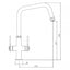 Abode Hex Monobloc Kitchen Sink Mixer Tap - Antique Brass/Matt Black