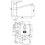 Abode Matrix 1.5 RH Bowl Undermount Kitchen Sink with Specto Sink Tap 572mm L x 450mm W - Stainless Steel