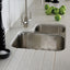 Abode Matrix 1.5 RH Bowl Undermount Kitchen Sink with Astral Sink Tap 572mm L x 450mm W - Stainless Steel