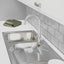 Abode Matrix 1.5 LH Bowl Undermount Kitchen Sink with Nexa Sink Tap 572mm L x 450mm W - Stainless Steel