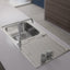 Abode Neron 1.0 Bowl Inset Kitchen Sink with Atlas Sink Tap 1000mm L x 500mm W - Stainless Steel