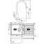 Abode Neron 1.0 Bowl Inset Kitchen Sink with Atlas Sink Tap 1000mm L x 500mm W - Stainless Steel