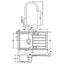 Abode Oriel 1.0 Bowl Granite Inset Kitchen Sink with Atlas Sink Tap 780mm L x 480mm W - Black