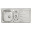 Abode Trydent 1.5 Bowl Inset Kitchen Sink with Atlas Sink Tap 1000mm L x 500mm W - Stainless Steel