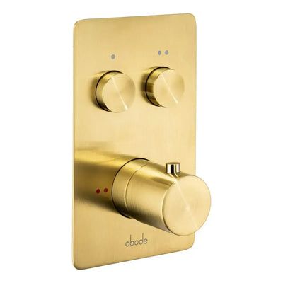 Abode Uno Concealed Brushed Brass Shower Pack