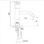 Alpha Brushed Gold Basin Mixer Tap
