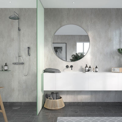 Fibo Signature - Cracked Cement (Plain Panel)