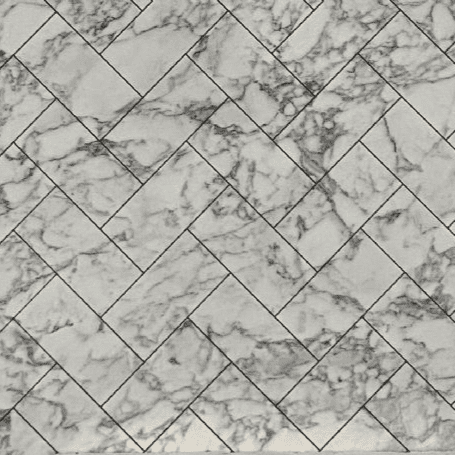 ARTIS Tile Panels - Carrara Herringbone Effect - Ultramatt Splashback