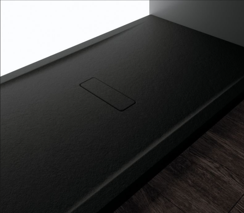 Novellini Custom Touch Shower Tray 1400x700x120mm - Black