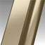 Novellini Shower Door In Brushed Bronze with 1 Swing Door, Fixed Panel & Fixed Side Panel - N180 G+F+F Inline