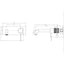 Chelsea Textured Wall Mounted Basin Tap - Nickel