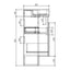 Alhambra 900mm Vanity & WC Combination Unit in Concrete – Left Hand