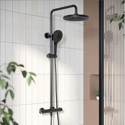 Chelsea Thermostatic Shower Pack - Gunmetal