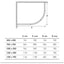 Clover Twin Sliding Door Quadrant Enclosure Door - 800 x 800mm