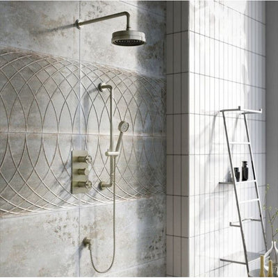 Alpha Concealed Valve Shower Pack – Brushed Nickel