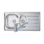 Prima 1.5 Bowl Stainless Steel Kitchen Sink & Single Lever Tap Pack - CPR042