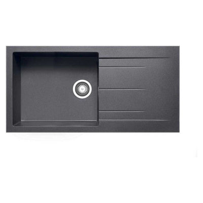 Prima+ Granite 1B & Drainer Inset Sink - Gunmetal CPR320