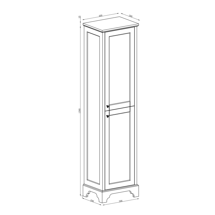 George Furniture Set in Matt White