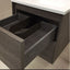 Deane 600mm Wall Hung Vanity Unit in Grey Linear