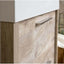 Hermoine 750mm Floor Standing Vanity Unit & Basin - Light Sawn Oak