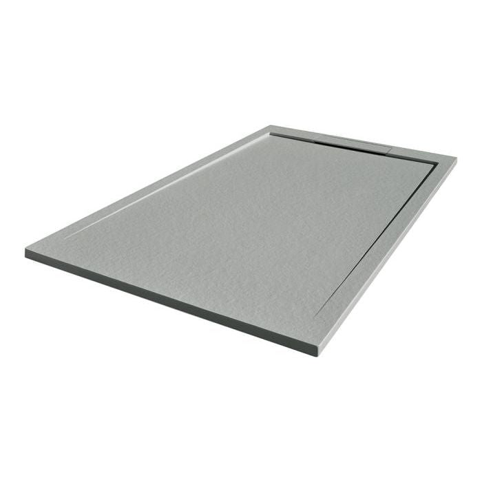 Honey Grey Slate Effect Shower Tray â€“ 1800x900mm inc waste - N24