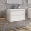 Jupiter 800mm Wall Hung Vanity Unit Gloss White