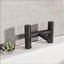 Lexi Matt Black & Chrome Bath Filler Tap