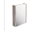 Hermoine 600mm Single Mirrored Cabinet - Light Sawn Oak