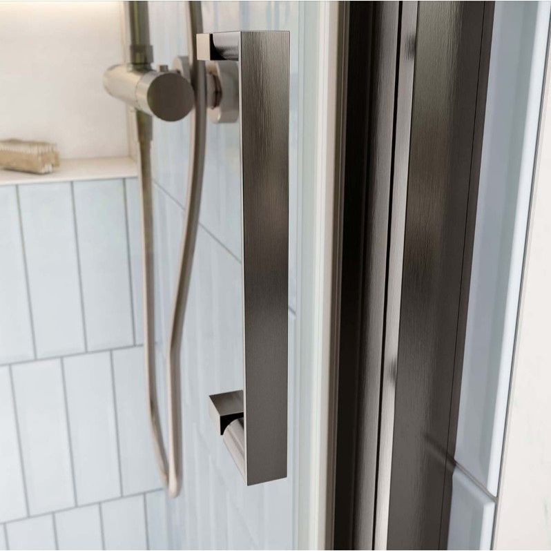 Murphy 1000mm Sliding Shower Door - Gunmetal