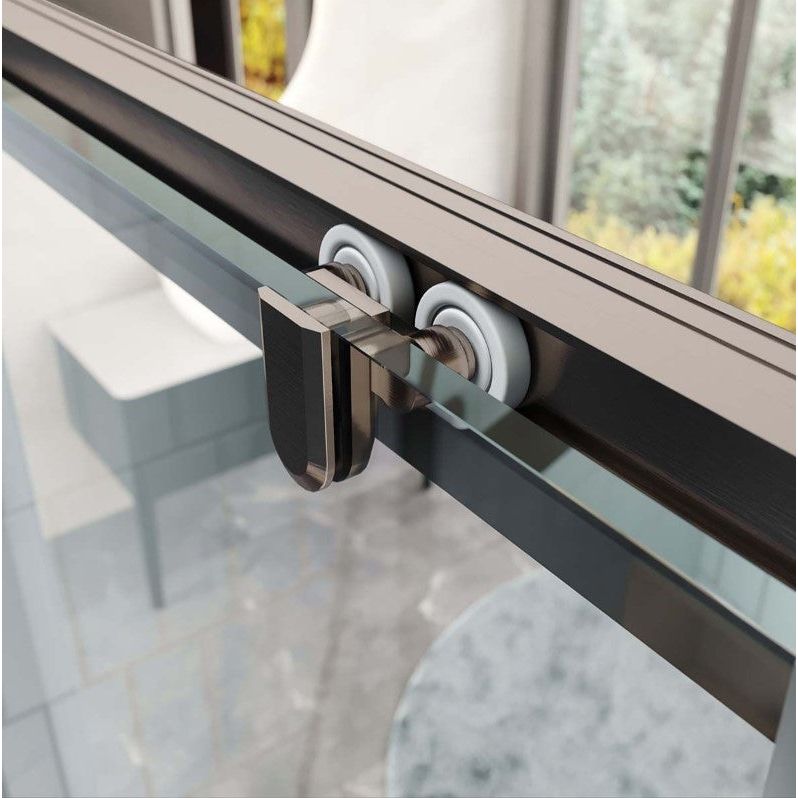 Murphy 1000mm Sliding Shower Door - Gunmetal
