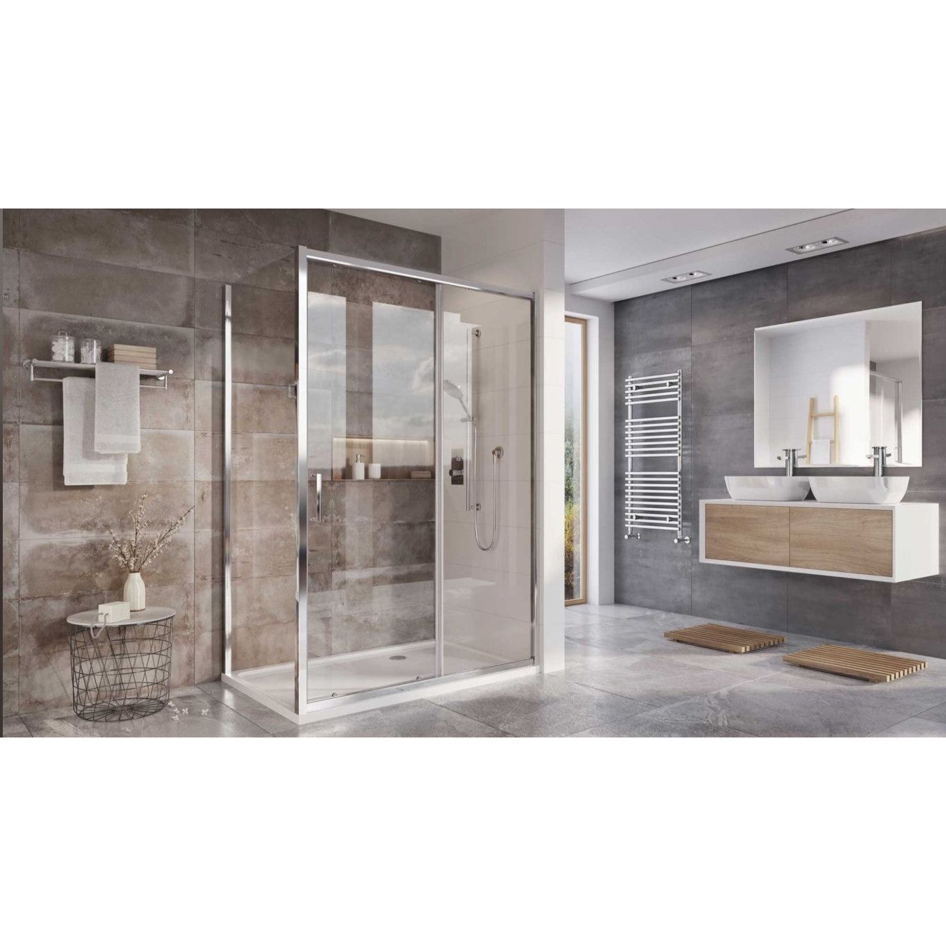 Murphy 1600mm Sliding Shower Door